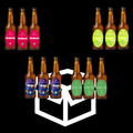 Colis panaché "DECOUVERTE" 12 bouteilles 33cl : 3 IPA - 3 Framboise - 3 NEIPA - 3 Citron basilic