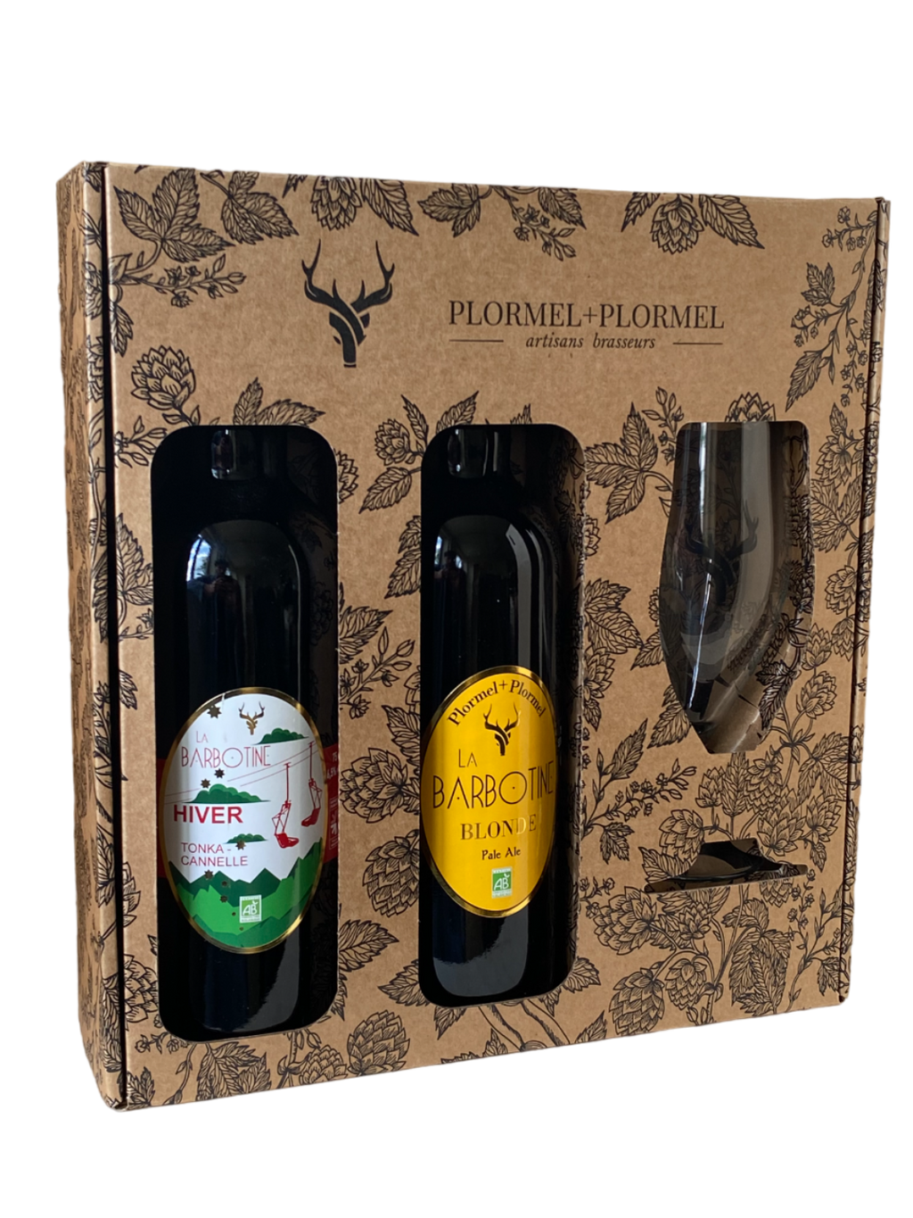 1 Coffret 2x75cl + 1 verre - Blonde HIVER